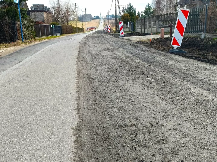 Zdjęcie: Remont drogi Koziegłówki-Mysłów-Osiek.