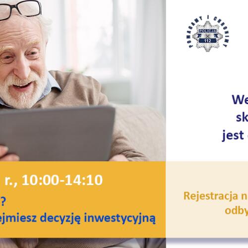 Zdjęcie: Okazja czy oszustwo?- webinarium