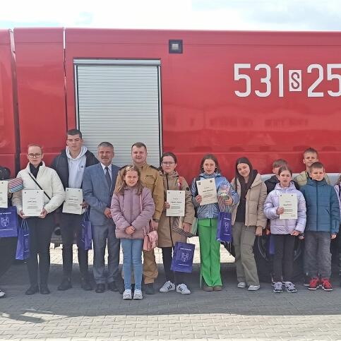 Zdjęcie: Turniej wiedzy pożarniczej