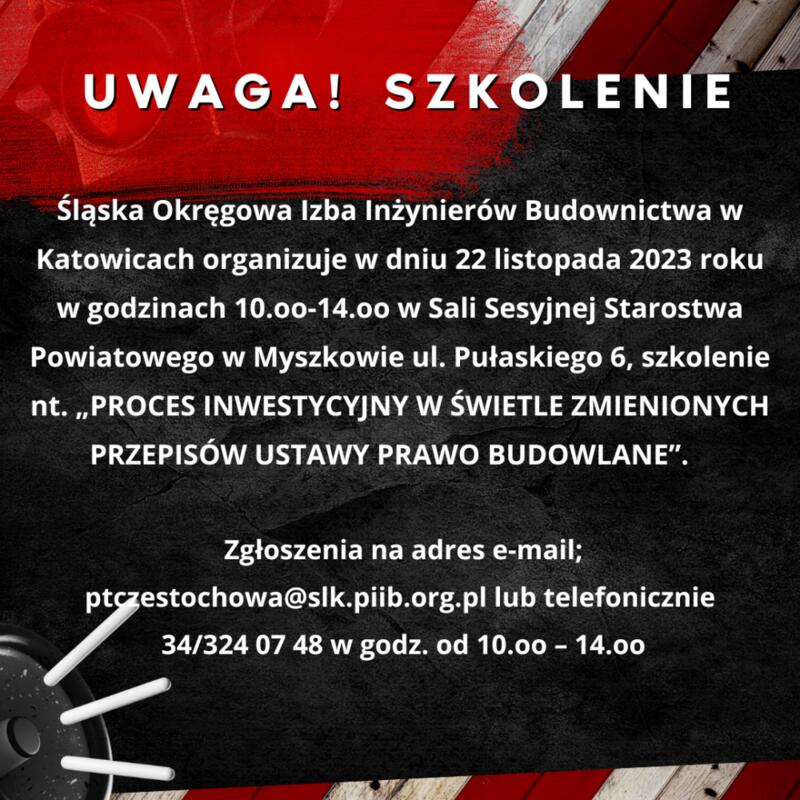Zdjęcie: szkolenie prawo budowlane