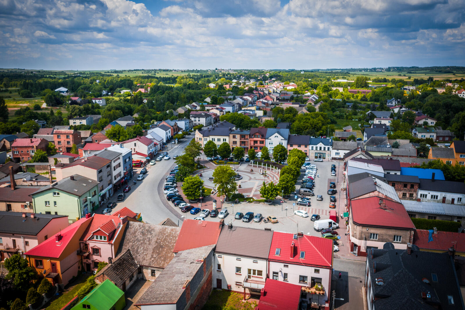 Rynek w Koziegłowach