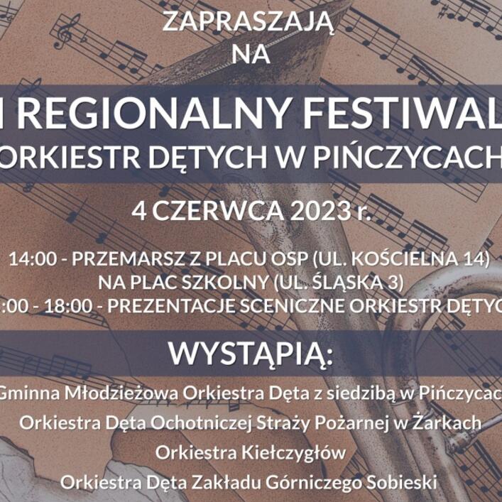 Zdjęcie: I Regionalny Festiwal Orkiestr Dętych