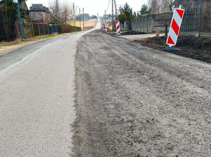 Zdjęcie: Remont drogi Koziegłówki-Mysłów-Osiek.